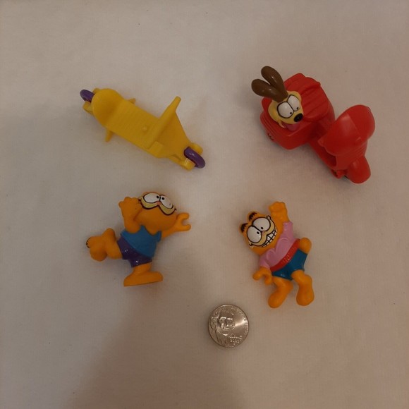 Lot of Vintage Garfield the Cat PVC Toy Figures 1978/1981 Scooters Odie - Picture 5 of 14